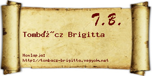 Tombácz Brigitta névjegykártya